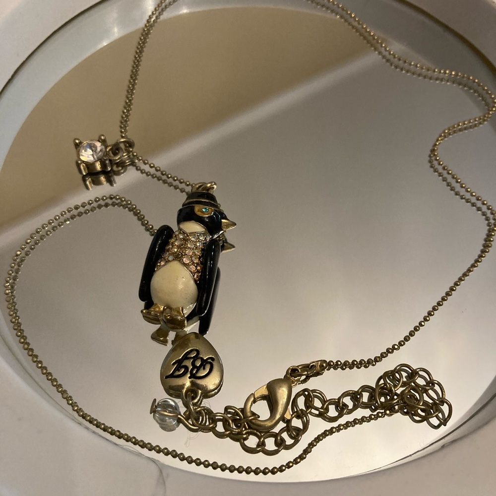 Betsey Johnson Penguin Necklace